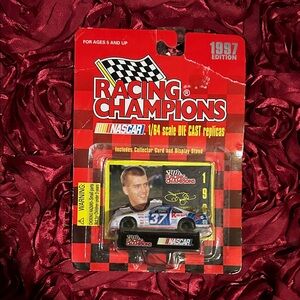 Racing Champions 1997 Edition Die-Cast Car - Blue and White